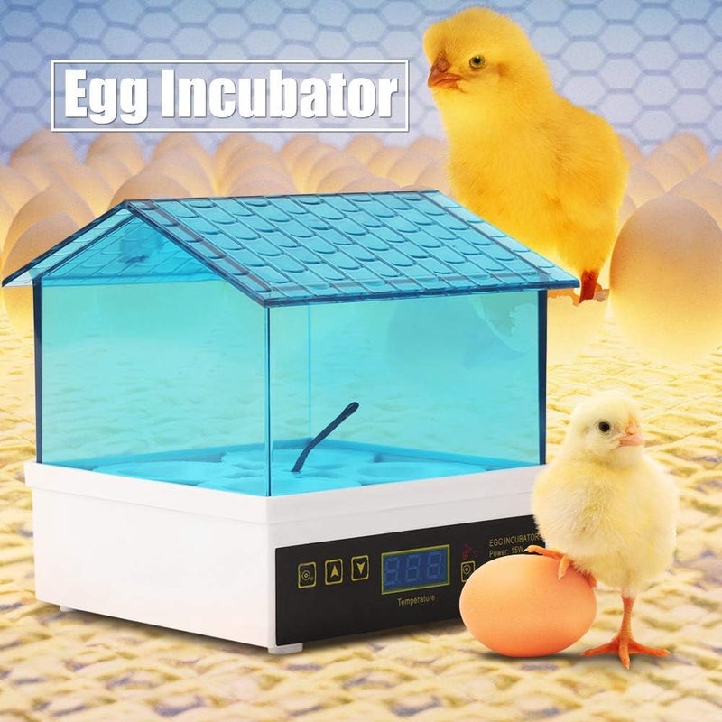 klarako Mini Eggs Incubator, Digital 4 Eggs Hatching Incubator Poultry Hatcher Temperature Control with Digital Display for Hatching Chicken Chick Duck Bird Goose Egg - Image 2
