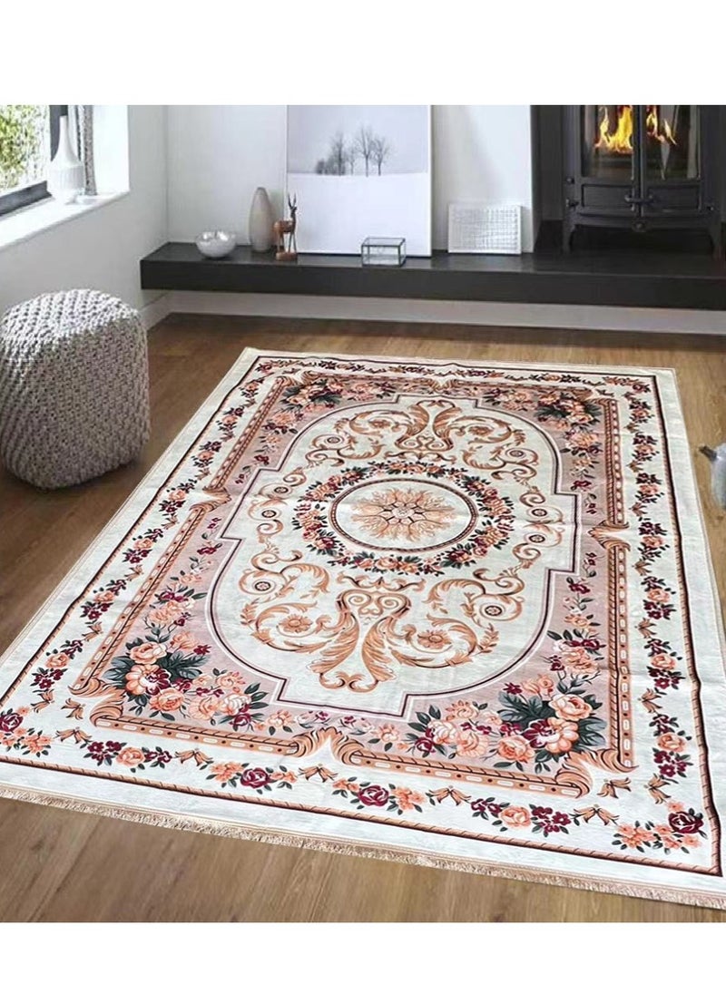 Stargold Interior Decoration Luxurious Indoor Home Floor Carpet Bedroom and Living Room Rug Anti Slip Floor Carpets 200x300 cm Polyester Rectangle 