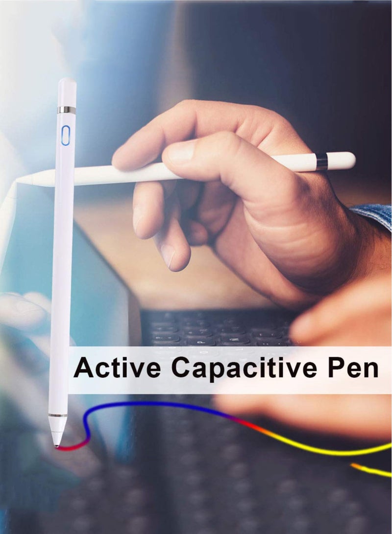 Pro Gen 2 Stylus Pen for Apple iPad 2018+ - Fast Charging, Palm Rejection, High Precision White ,  Alternative-Compatible Design - Image 2