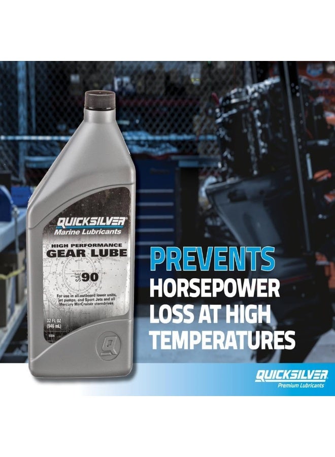 Quicksilver By Mercury Marine 802851Q02 Sae 90 High Performance Gear Lube - Image 3