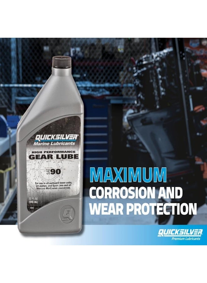 Quicksilver By Mercury Marine 802851Q02 Sae 90 High Performance Gear Lube - Image 4