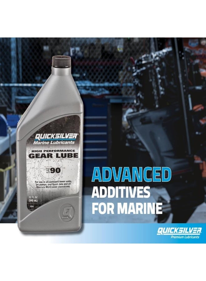 Quicksilver By Mercury Marine 802851Q02 Sae 90 High Performance Gear Lube - Image 2