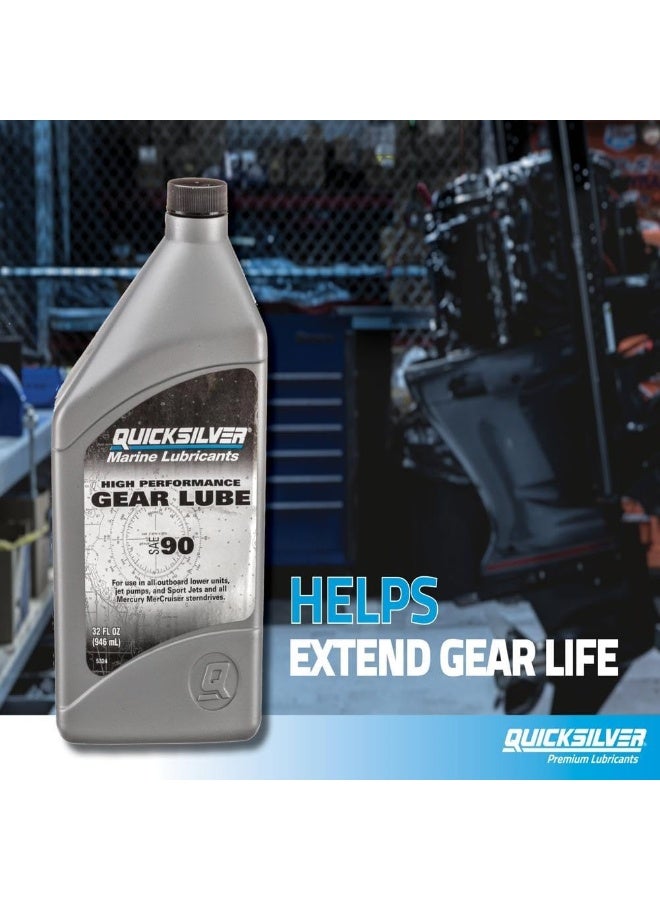 Quicksilver By Mercury Marine 802851Q02 Sae 90 High Performance Gear Lube - Image 5