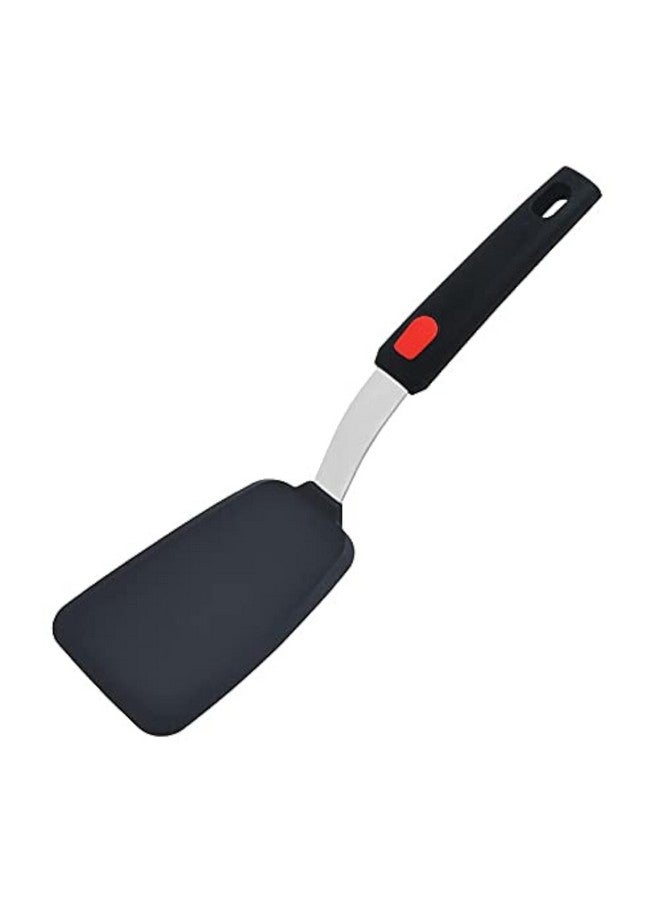 P-Plus International Pancake Spatula Silicone Turner for Nonstick Cookware. Flexible Extra Wide Spatula for Pancake, Egg and Omelette. Large Pancake Flipper. Heat Resistant for Kitchen ((P) Pack of 1) - Image 1