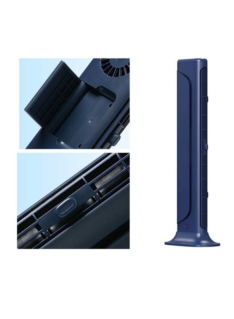 Excefore Table Desktop Cooling Fan, Monitor Clip On Fan, Monitor Fan, Bladeless Office Desk Tower Standing Fan, Strong Wind Quiet Small Desk Fan USB Powered Mini USB Fan for Office Laptops, Desktop PC - Image 5