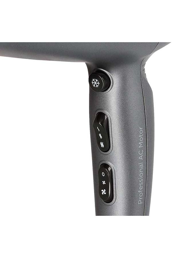 GEEPAS Hair Dryer Styling Concentrator, 3 Heat Settings | Iconic Technology Dryer with Cool Shot Function | Removable Filter Cover | 2300W Dryer for Frizz Free Styling Grey 29cm - Image 2