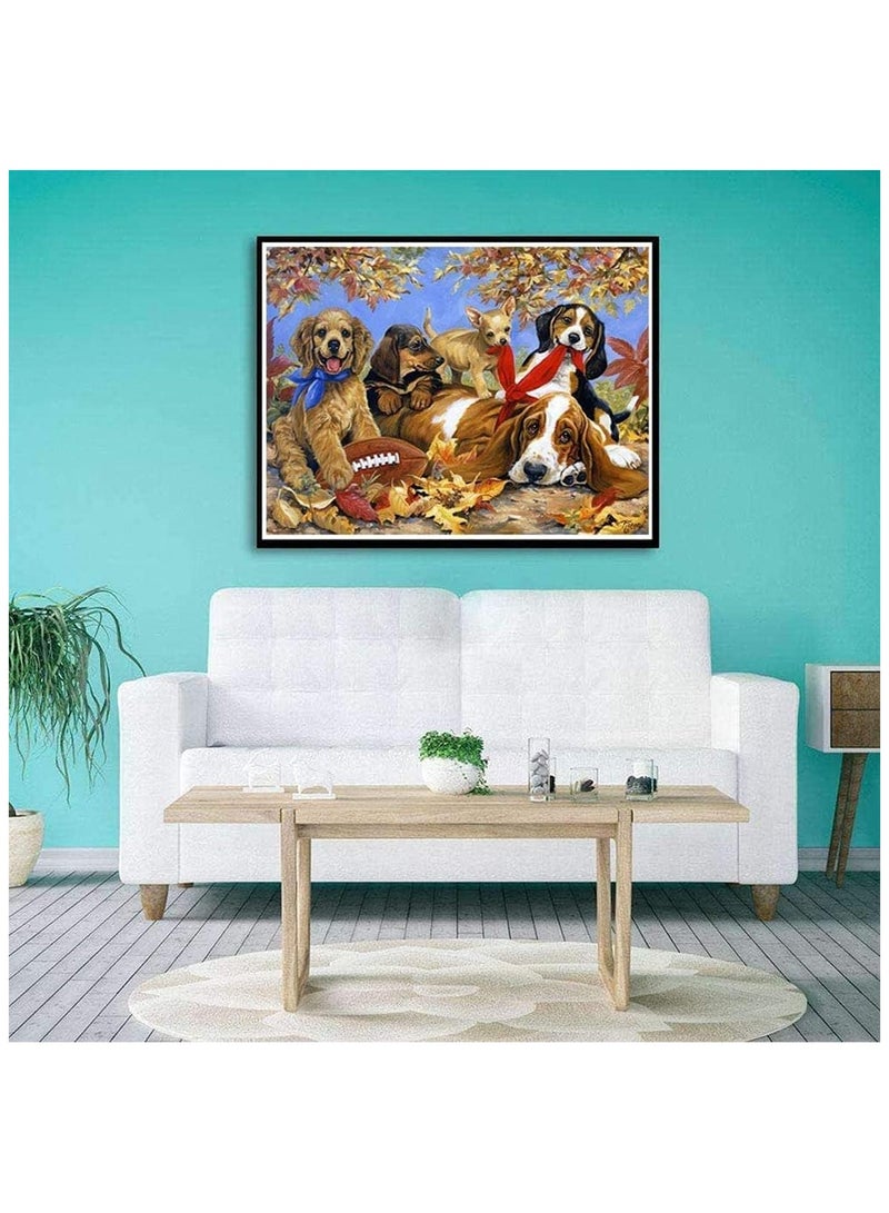 Anna 1000-Piece Puzzle of Playful Dogs – Fun and Engaging Dog-Themed Jigsaw Puzzle - Image 3