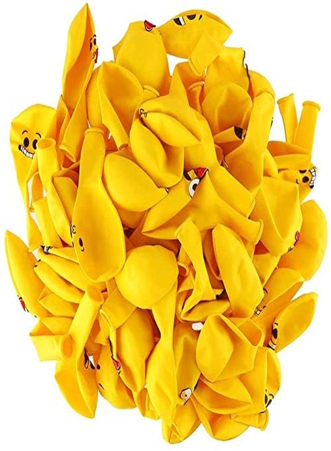 Hemito 12 Inches Cartoon Birthday Party Balloons | Premium Emoji Printed Balloons (Emoji, Pack of 25) - Image 3