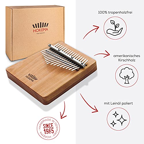 Hokema Kalimba B17 C Major - The Original Handmade in Germany - Thumb Piano - Easy to Learn Musical Instrument - Perfect for Beginners - Thumb Piano Equally for Children and Professionals - Image 2