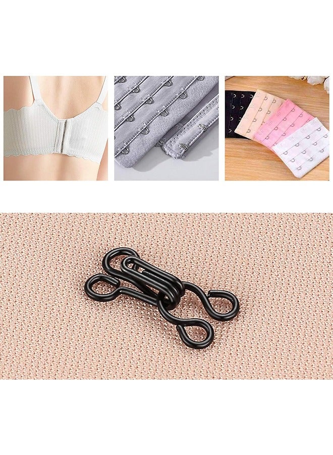 Harse 50 Pairs 3 Styles Skirt Hooks and Eyes Sewing Hook, Sewing Snaps Clothing Fixing Tools with Metal Snaps ons Fasteners Press Studs for Trousers Skirt Dress Sewing and DIY Crafting, 2 Colors  - Image 5