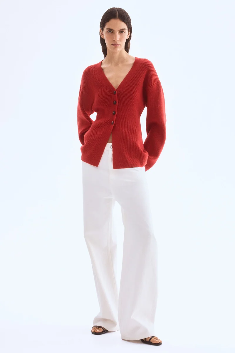 H&M Rib-knit cardigan