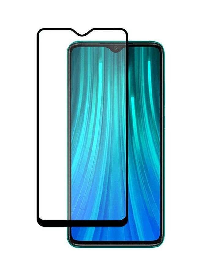 واقي شاشة من الزجاج المقوى لهاتف شاومي ريدمي 8 أسود / شفاف - Image 2