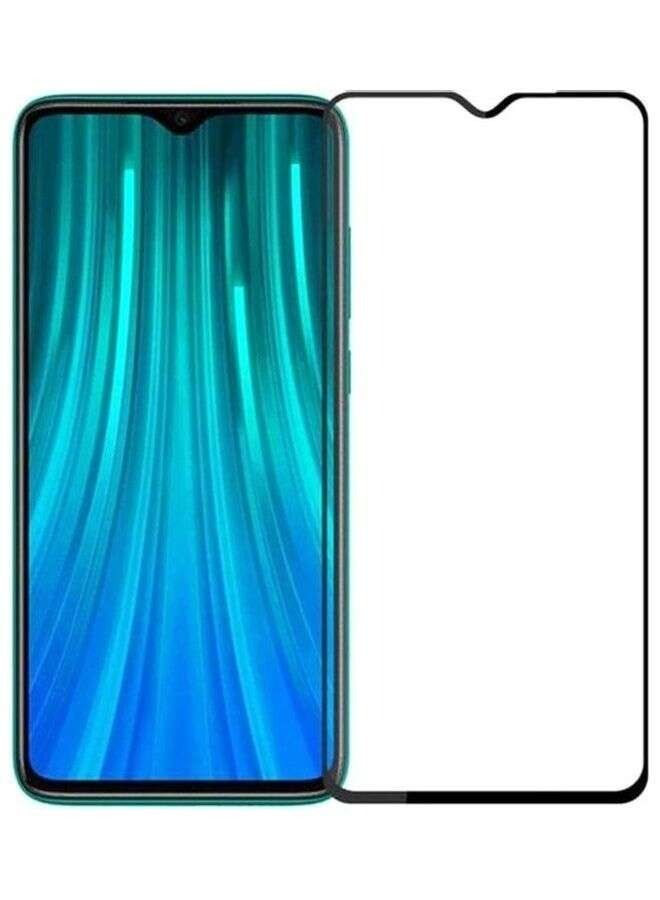 واقي شاشة من الزجاج المقوى لهاتف شاومي ريدمي 8 أسود / شفاف - Image 3