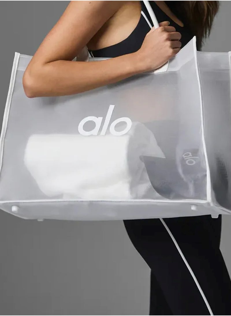 Alo Yoga Sheer Tote Bag Yoga Bag Shoulder Bag Sports Fitness Bag  - Image 4