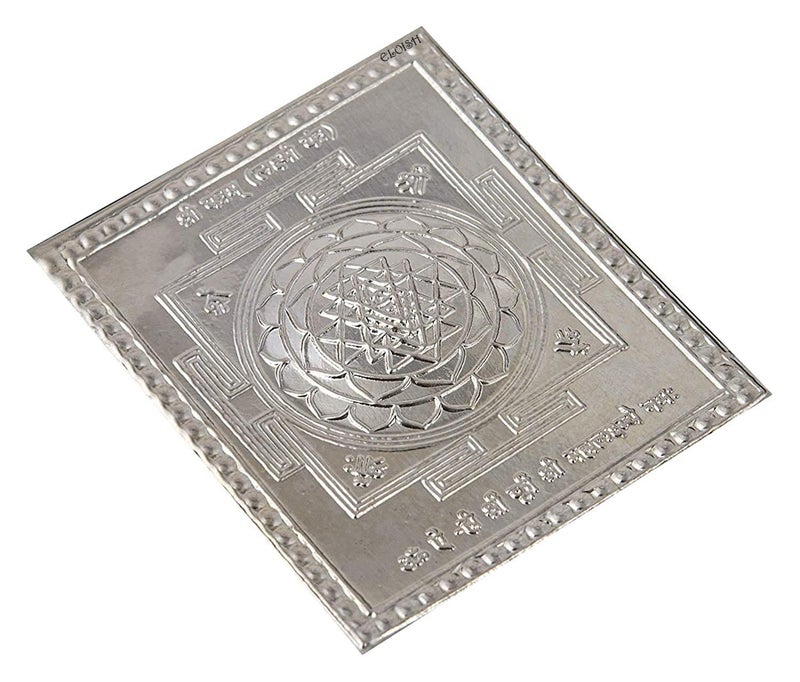 ELOISH 999 Pure Silver Shri Yantra for Religious Functions - Image 3