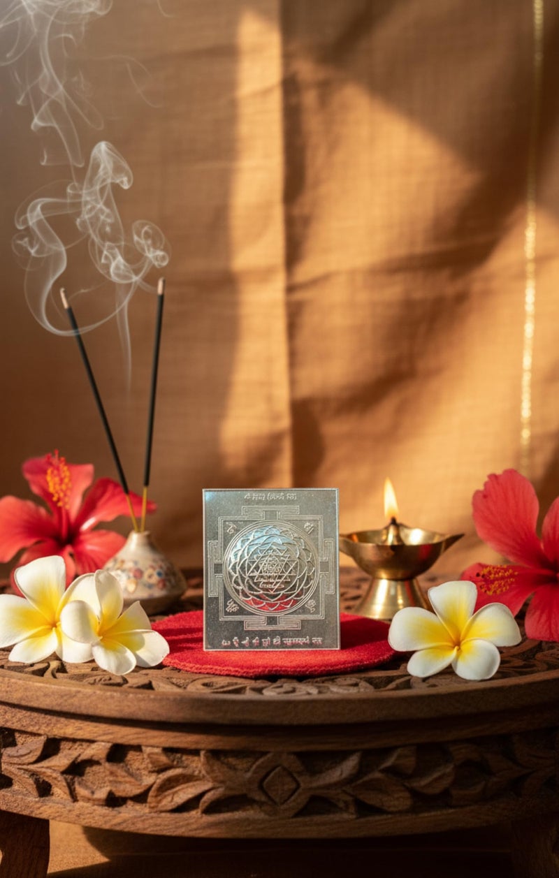 ELOISH 999 Pure Silver Shri Yantra for Religious Functions - Image 5