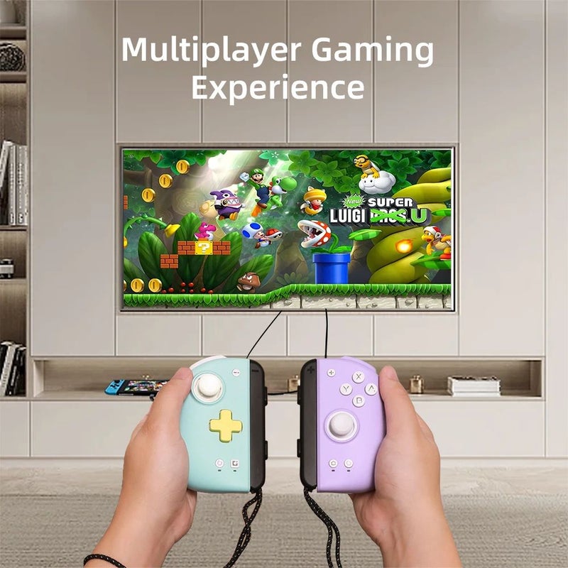 Mobapad M6s Wireless Pro Controller Joystick Gamepad for Nintendo Switch, Joycon, Blue - Image 3