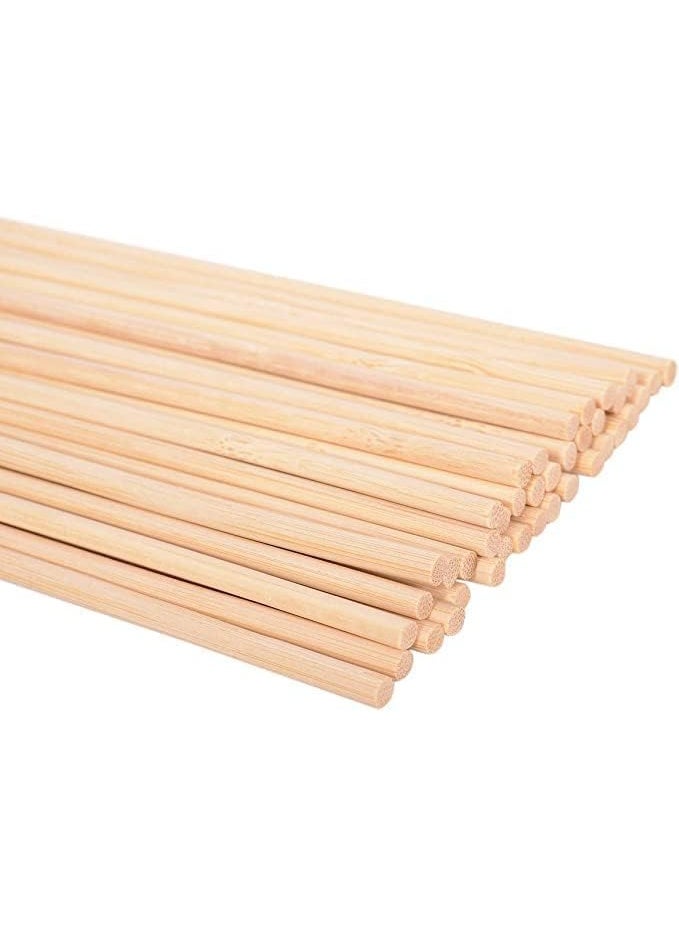 4.5mm x 33cm Long Natural Wooden BBQ Skewers – Pack of 40 Reusable Sticks for Barbecue, Grilling, Kebab, Marshmallow Roasting & Outdoor Cooking - Image 3