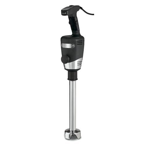 Waring Commerical WSB50 Big Stix Heavy Duty Immersion Blender, 12" Removable Shaft, 1 HP/700 Watt Variable Speed Motor, 120V, 5-15 Phase Plug,Black/Silver - Image 1