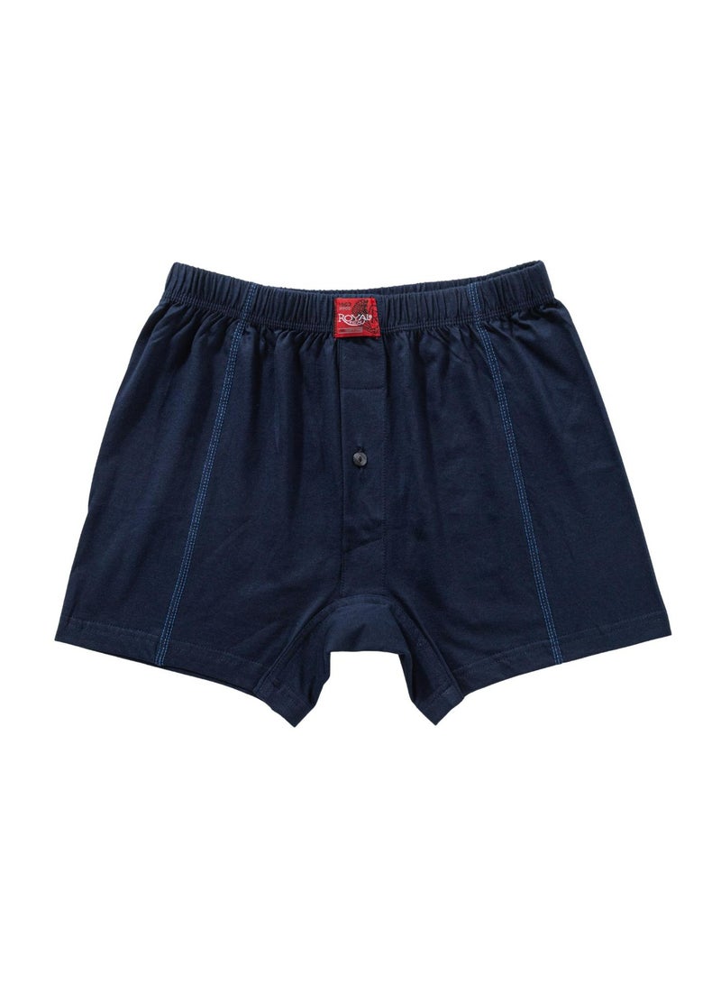 رويال تيكس رويال تكس باك يحتوي علي 3 قطع بوكسر شورت قطن 100% الوان سادة - Image 5