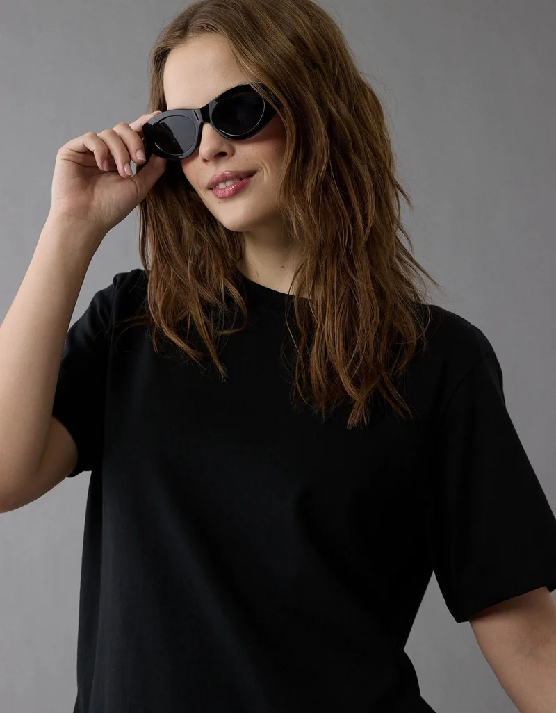 American Eagle  AE Everyday Luxe Relaxed T-Shirt for Women | Best Price UAE