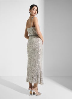 Never fully Dressed Lace Sequin Cut Out Dress  - Image 2