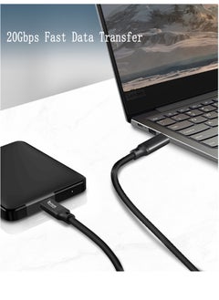 Youque PD 100W 5A Charger Data Cable Type-C toType-C Fast Charging Cable Compatible for iPhone 16 Pro Max, iPhone 15 Pro, iPhone 15 Plus, iPhone 15, iPhone 15 Pro, 15 Pro Max, iPhone 15, iPhone15 Plus, iPad mini 6, MacBook Pro/Air, iPad Pro, Samsung S24 Ultra, Huawei Mate 50 Pro Black  - Image 5