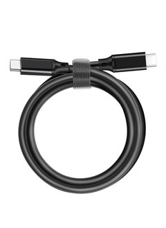 Youque PD 100W 5A Charger Data Cable Type-C toType-C Fast Charging Cable Compatible for iPhone 16 Pro Max, iPhone 15 Pro, iPhone 15 Plus, iPhone 15, iPhone 15 Pro, 15 Pro Max, iPhone 15, iPhone15 Plus, iPad mini 6, MacBook Pro/Air, iPad Pro, Samsung S24 Ultra, Huawei Mate 50 Pro Black  - Image 3