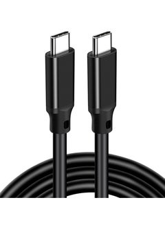 Youque PD 100W 5A Charger Data Cable Type-C toType-C Fast Charging Cable Compatible for iPhone 16 Pro Max, iPhone 15 Pro, iPhone 15 Plus, iPhone 15, iPhone 15 Pro, 15 Pro Max, iPhone 15, iPhone15 Plus, iPad mini 6, MacBook Pro/Air, iPad Pro, Samsung S24 Ultra, Huawei Mate 50 Pro Black  - Image 1