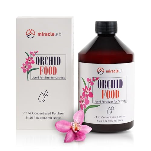 Miracle Lab Liquid Orchid Fertilizer - Special Formula with Natural Organic Ingredients (3.4 oz) - Image 1