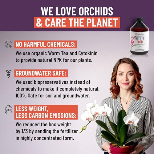 Miracle Lab Liquid Orchid Fertilizer - Special Formula with Natural Organic Ingredients (3.4 oz) - Image 4