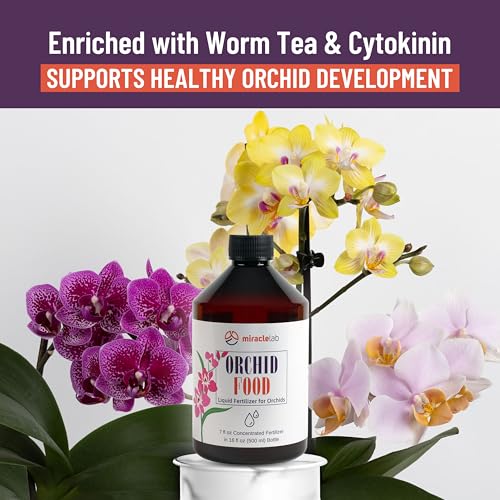 Miracle Lab Liquid Orchid Fertilizer - Special Formula with Natural Organic Ingredients (3.4 oz) - Image 5