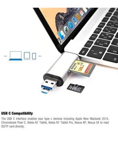 Generic 3-in-1  Mirco SD Card Reader, USB C USB 3.0 ,Micro USB, SD Card Reader Memory Card Reader Adapter for SD SDHC SDXC MicroSD Compatible with iPhone 16 15 Pro/Pro Max Samsung Android Computer PC MacBook iPad  - Image 3