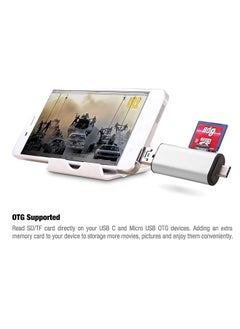 Generic 3-in-1  Mirco SD Card Reader, USB C USB 3.0 ,Micro USB, SD Card Reader Memory Card Reader Adapter for SD SDHC SDXC MicroSD Compatible with iPhone 16 15 Pro/Pro Max Samsung Android Computer PC MacBook iPad  - Image 4