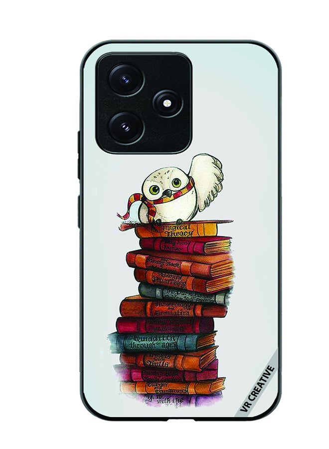 VR CREATIVE Protective Case Cover For Xiaomi Poco M6 Pro 5G Hogwards Owl Design Multicolour - Image 1
