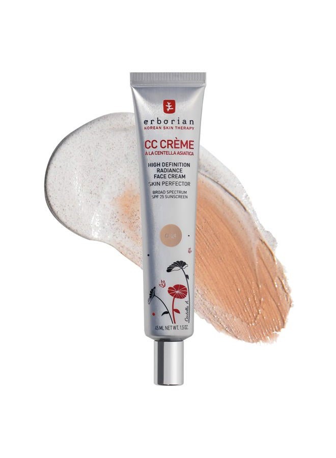 erborian CC Cream with Centella Asiatica - Skin Perfector Tinted Moisturizer and High Definition Radiance Face Cream, 1.5 fl. oz. - Image 1