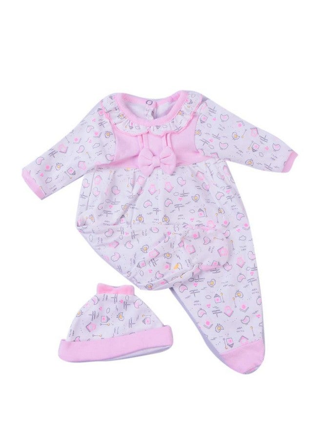 Pedolltree Cute Reborn Baby Dolls Clothes Girl 18 Inches Outfits Sets For 16-17-18 Inches Newborn Baby Girl Dolls - Image 1
