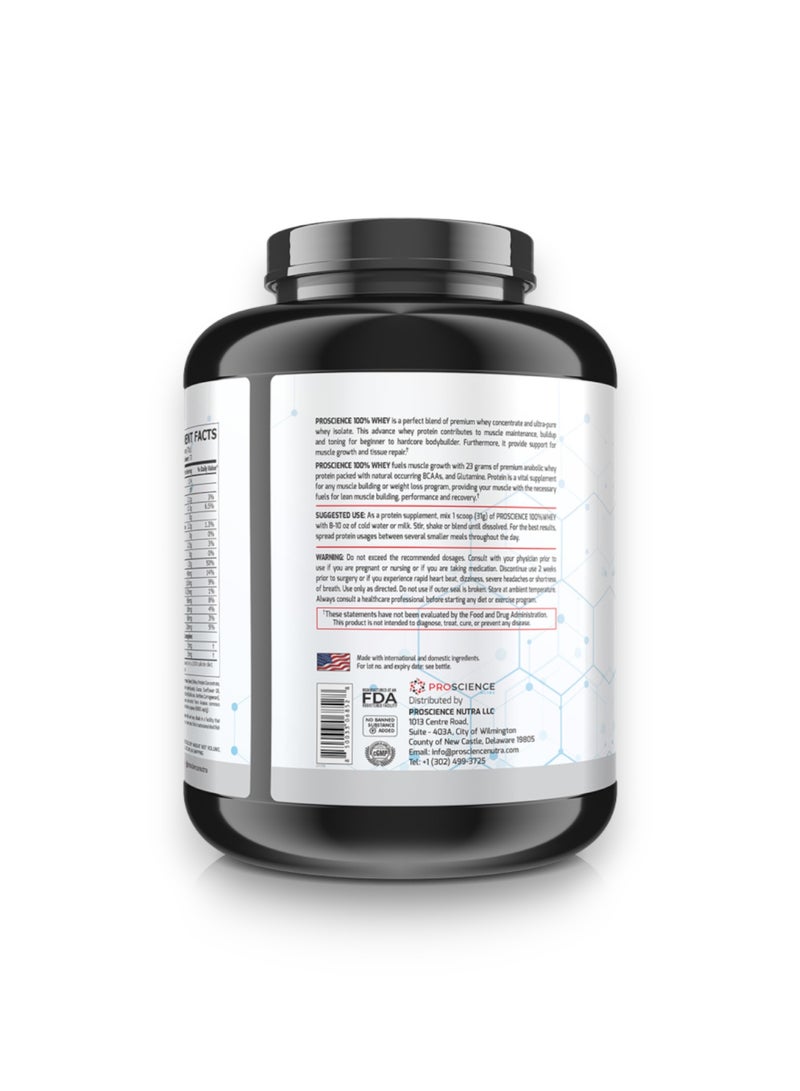 100% Whey Protein, Anabolic Whey Protein Isolate, Mango Smoothie Flavour, 5 Lb