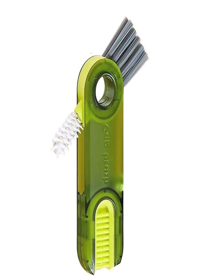 BLINE 3 in 1 Bottle Cup Lid Brush Straw Cleaner Tools Multi-Functional Crevice Cleaning Brush Clean Brushes for Tiny Bottle Nursing Bottle Cups Cover - Image 1