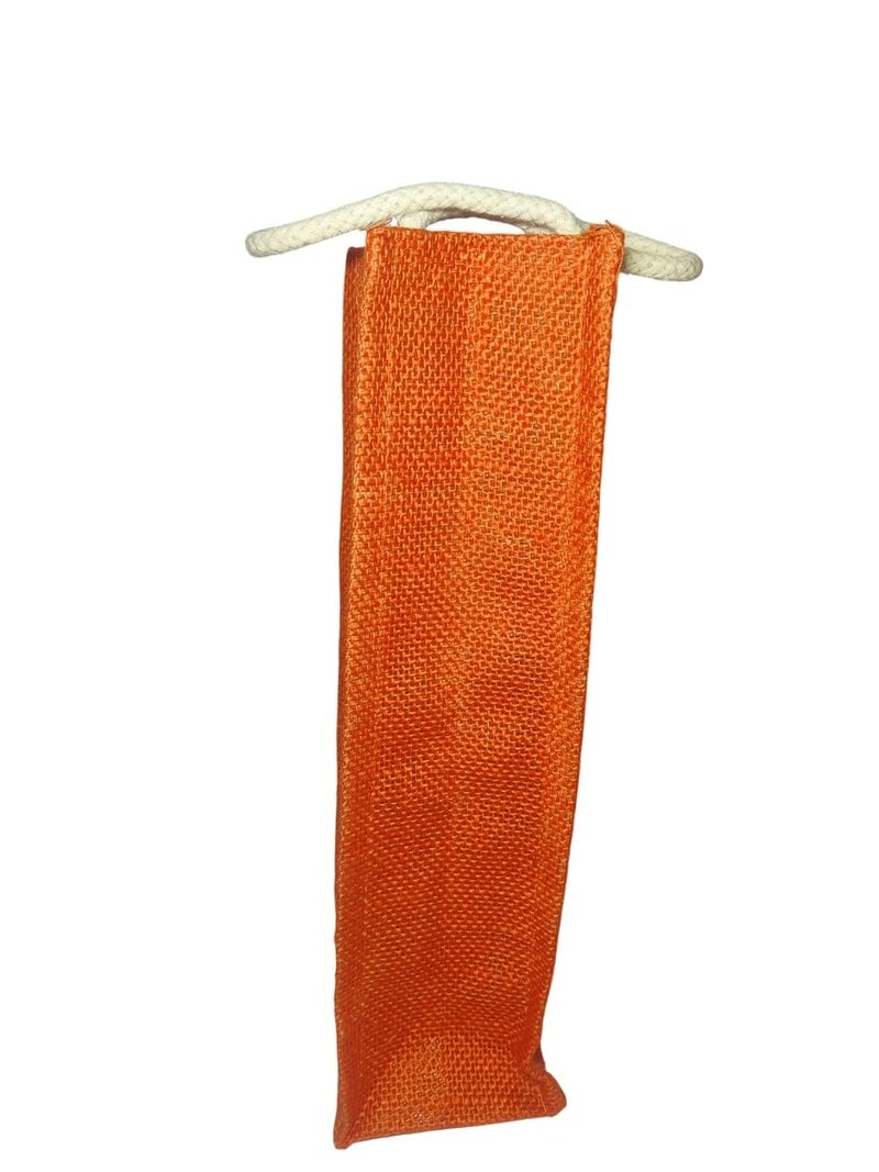 DAVALBA Jute Water Bottle Bag with Sturdy Handle Reusable Eco-Friendly Bottle Cover for Travel, Office, Gym Lightweight Jute Bags, Portable Bottle Holder for Men & Women (Multicolor, Pack of 1) - Image 5