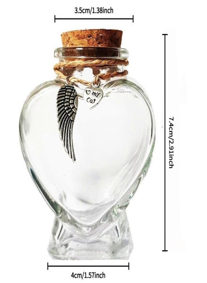 EatingBiting Memorial Bottle for Pet Hair Pet Fur Memorial Cat Keepsake Cat Keepsake DIY Wishing Drifting Message Bottle Crafts - Image 3