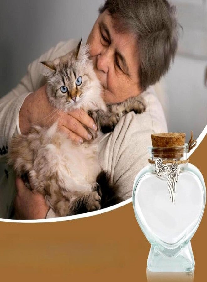 EatingBiting Memorial Bottle for Pet Hair Pet Fur Memorial Cat Keepsake Cat Keepsake DIY Wishing Drifting Message Bottle Crafts - Image 4