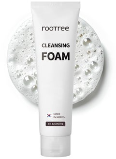 rootree Phytoground Relief Cleansing Foam - Korean Skincare, Deep Foam Cleanser, Gentle Exfoliaitng, Intense Hydration, Vegan & Cruelty Free  - Image 1