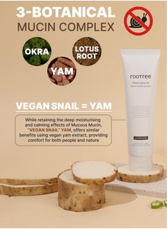 rootree Phytoground Relief Cleansing Foam - Korean Skincare, Deep Foam Cleanser, Gentle Exfoliaitng, Intense Hydration, Vegan & Cruelty Free  - Image 3