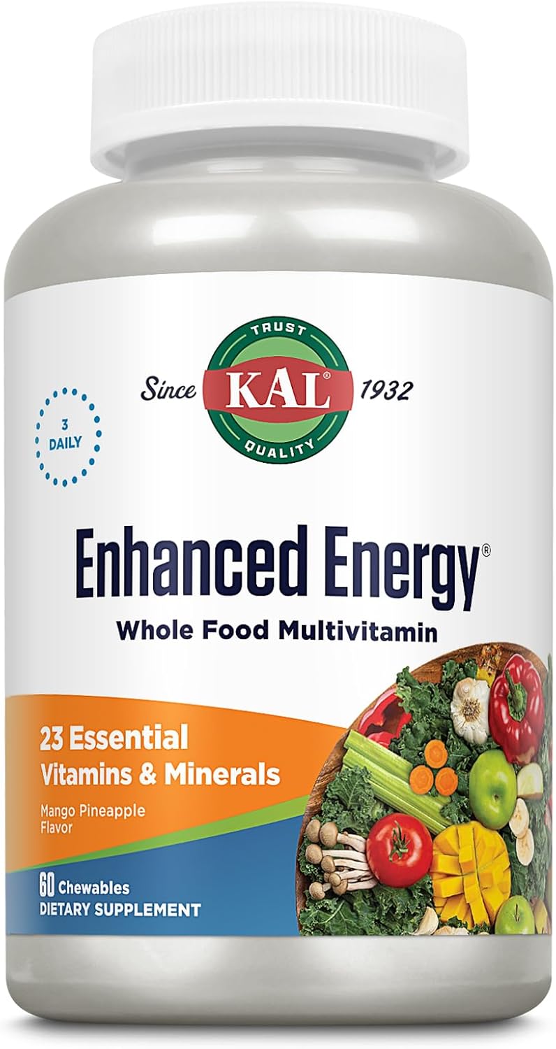 KAL Enhanced Energy Chewable Multivitamin for Adults