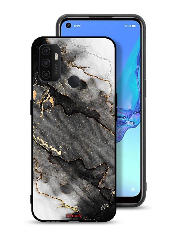 Tolwak Oppo A11s Protective Case Cover Glitter Marble - Image 1