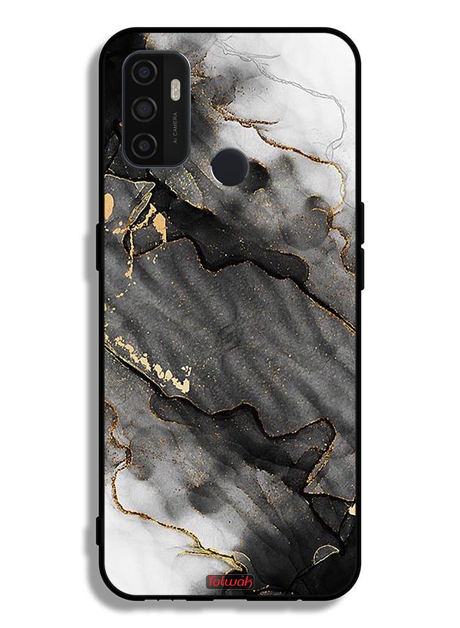 Tolwak Oppo A11s Protective Case Cover Glitter Marble - Image 2