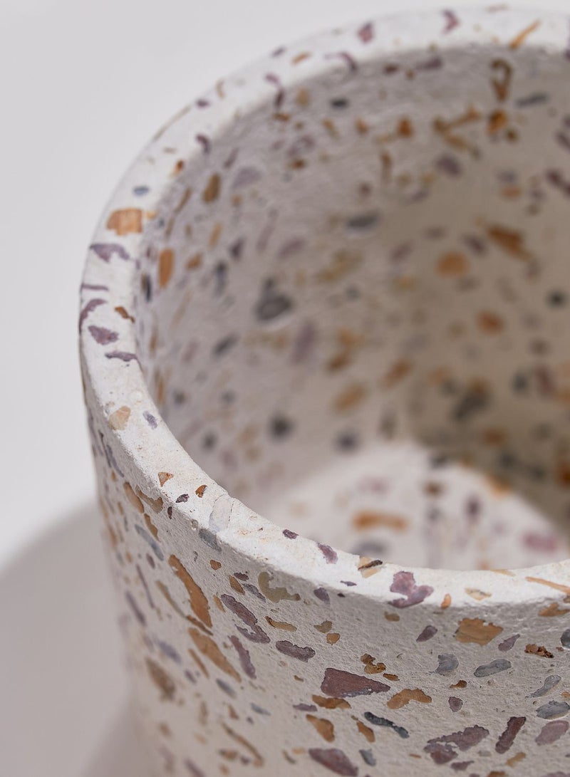 Premier Gozo Concrete Cotton Jar 9.3x 11.2cm - Image 4