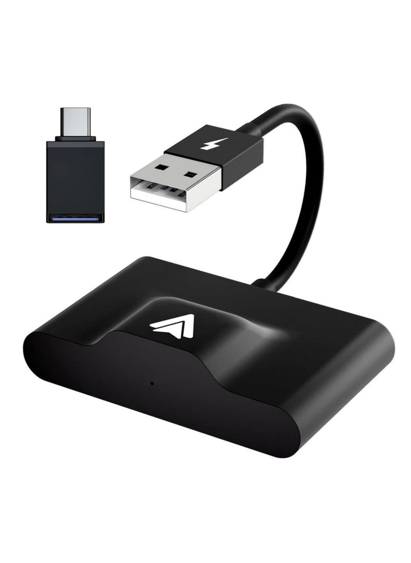 Generic Android Auto Wireless Adapter, for Android Wireless Carplay Dongle New Wireless Auto Car Adapter Play WiFi Online Update USB-A Cables  - Image 1