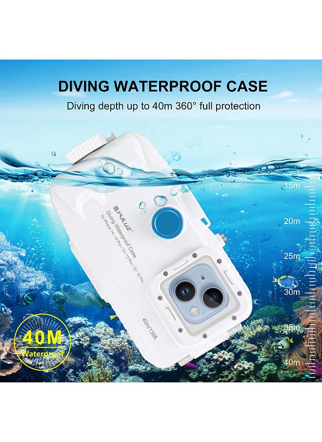 PULUZ - PULUZ 40M/131ft Waterproof Phone Case Diving Case Smartphone Underwater Housing Protective Case - Image 1